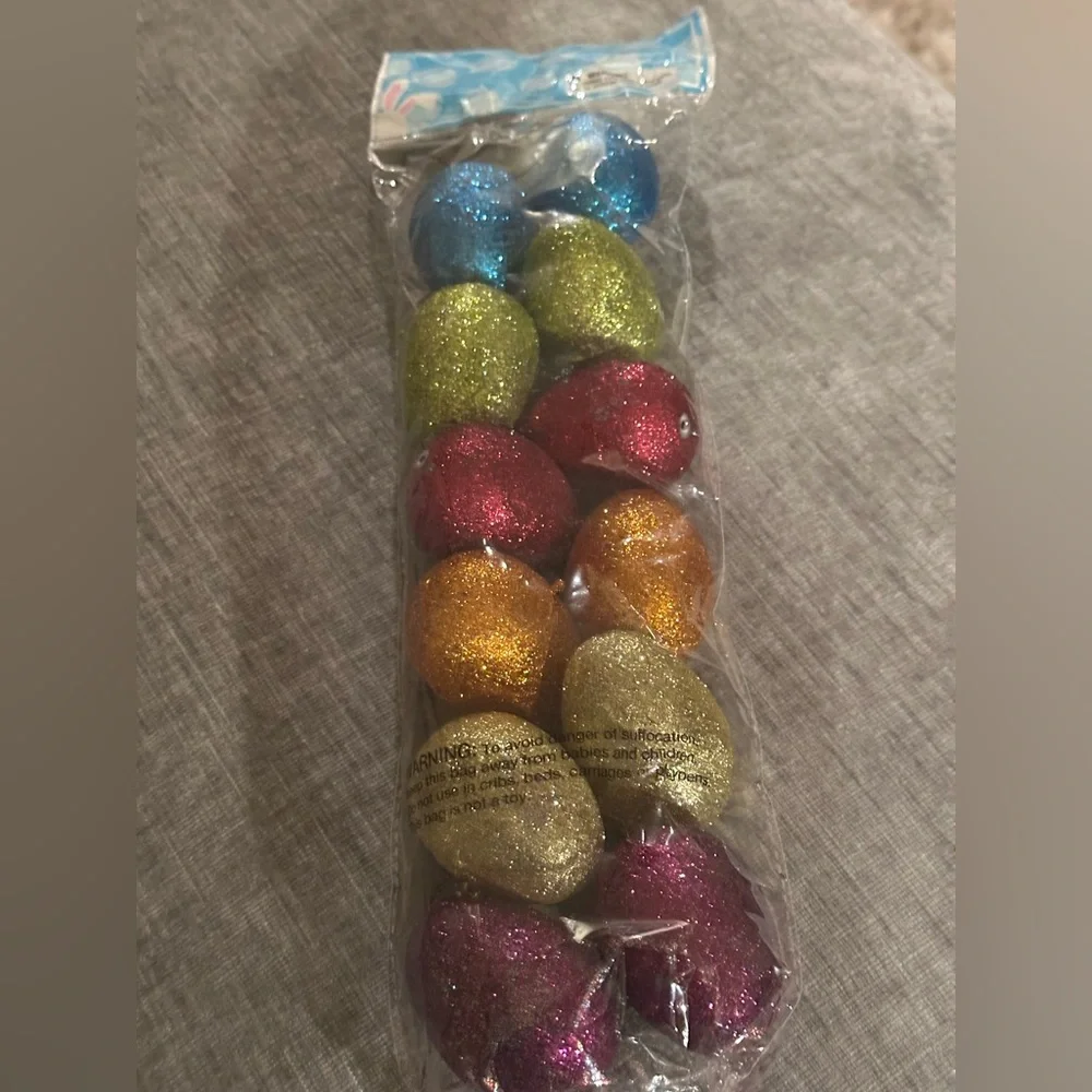 Easter Bundle 8 New Items Egg Hunt Supplies Banners Gel Clings Fun Eggs & more